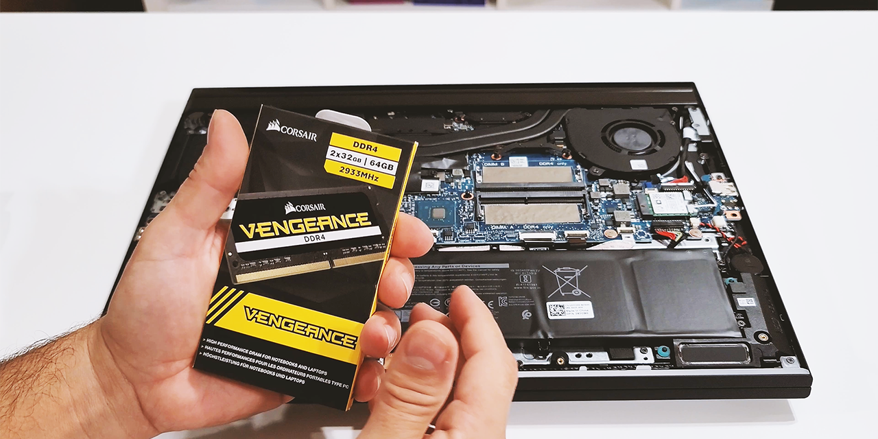 Upgrading Dell G7 7700 Laptop to 64GB of Corsair Vengeance Memory